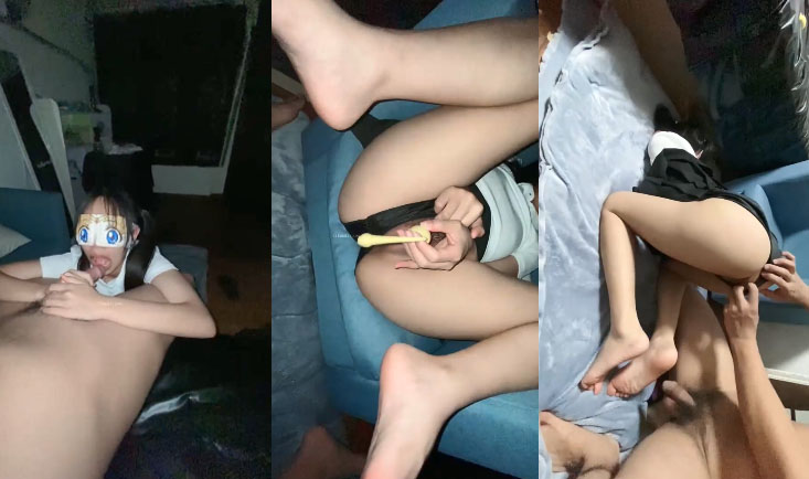 Poster of Bịt mắt doggy em ghệ tóc 2 bím P1