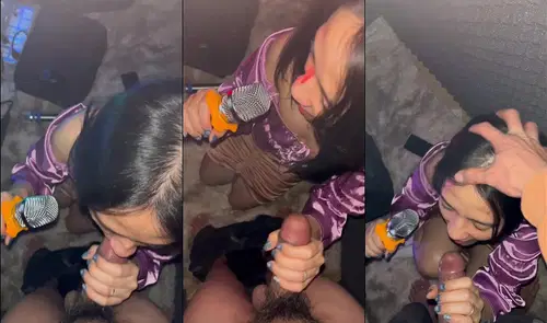 Poster of Đi hát karaoke cùng công ty em gái tay đeo nhẫn cưới vừa hát còn vừa cầm mic đồng nghiệp bú mút