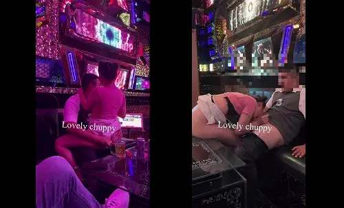 Poster of Em chơi bạo bú cu vét máng chịch luôn trong phòng hát karaoke – Love chubby