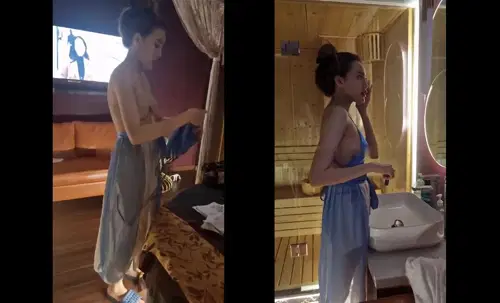 Poster of Em gái massage tình cảm cho anh quay phim thoải mái