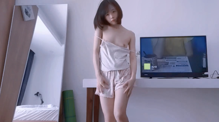 Poster of Em gái ngực lép lên Twitter thủ dâm show bím P6