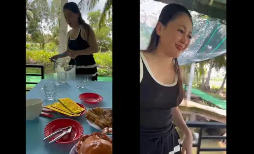 Poster of Em nhân viên quán nhậu cho khách vạch quần sờ bướm