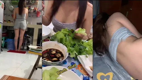 Poster of Em sinh viên mời về phòng ăn cơm rồi ăn em luôn – Checker Pita